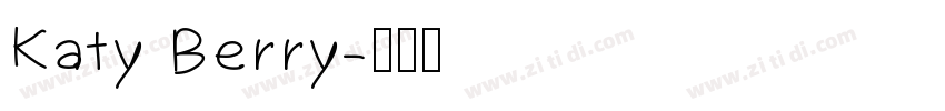 Katy Berry字体转换